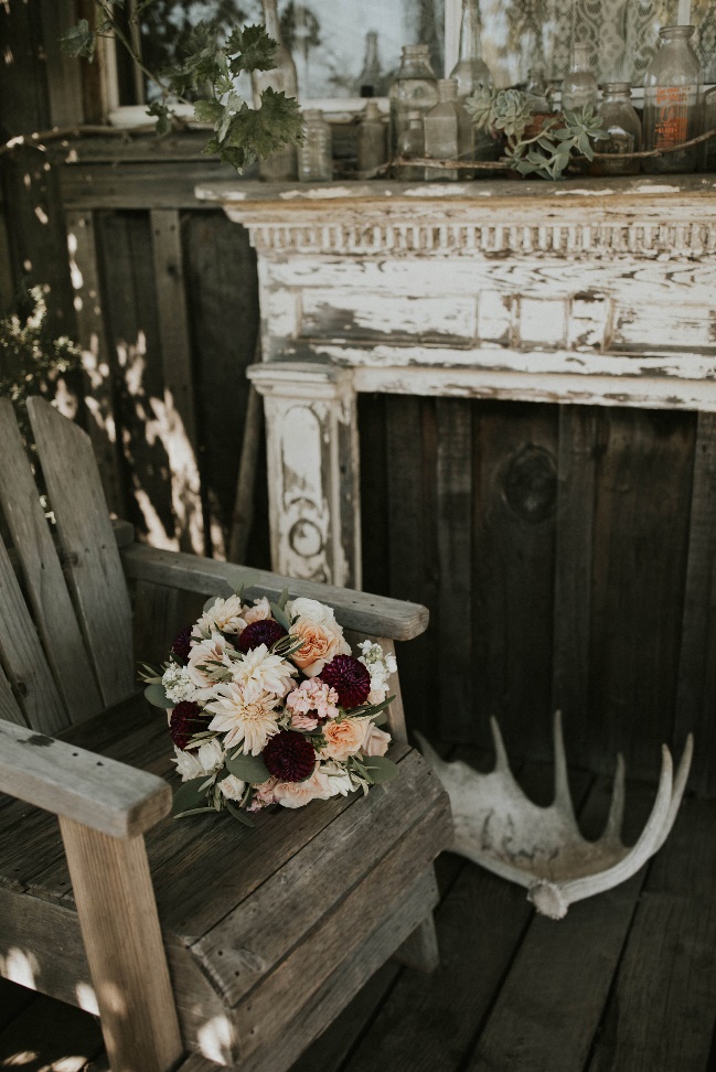 Rustic photo of a Bouqet at Rus Farm?