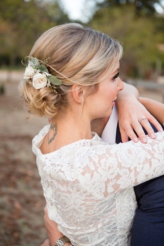 Display of the women, at a featured Triple S Ranch wedding.