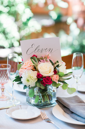 Display of the women, at a featured Triple S Ranch wedding.